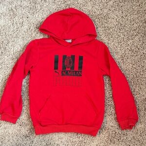 Puma Kids Red AC Milan Hoodie